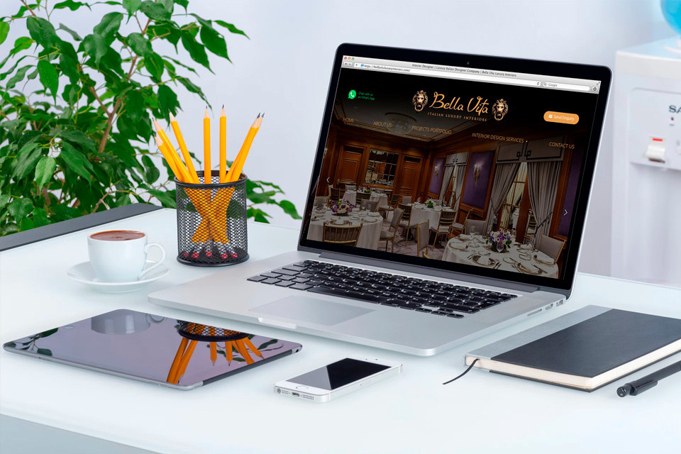 Раскрутка и разработка сайта bellavitaluxuryinteriors.com в Дубае Раскрутка и разработка сайта bellavitaluxuryinteriors.com в Дубае