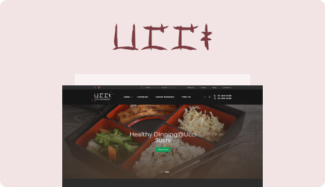 Продвижение и создание сайта www.ucci-sushi.com в Дубае