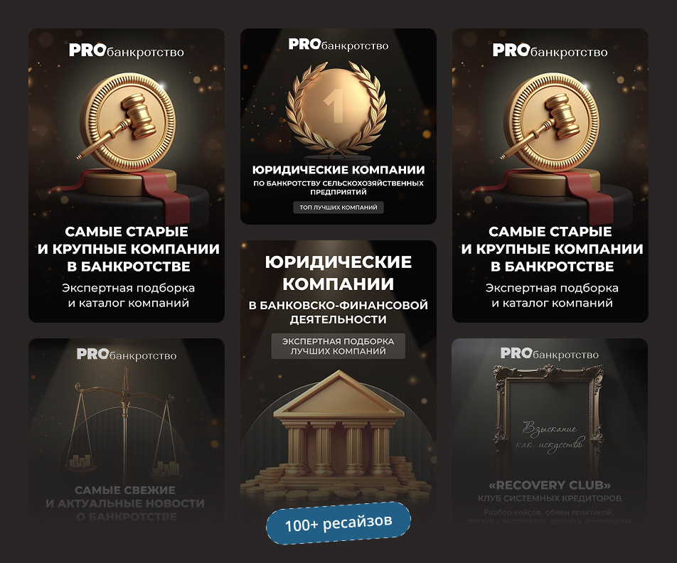 Ресайз для РСЯ для сайта «probankrotstvo» вариант 4