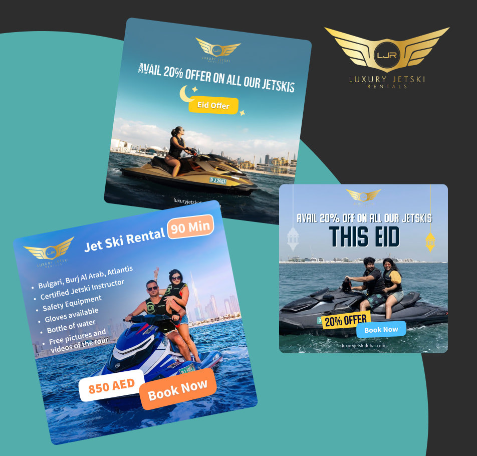Примеры постов для аккаунта «luxuryjetski»