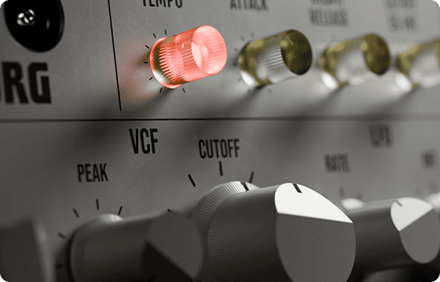 Визуализация продукта KORG VOLCA BASS